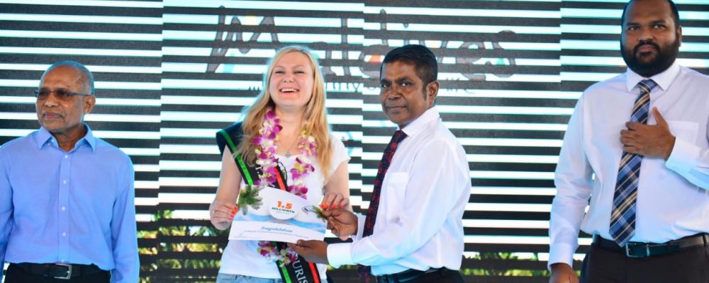 Maldives Welcomed The 1.5 Millionth Tourist of 2019