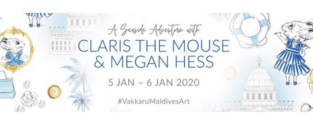 A Seaside Adventure with Claris The Mouse & Megan Hess at Vakkaru Maldives