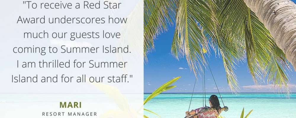 Summer Island Maldives Awarded Prestigious ITS ‘Red Star’ Award