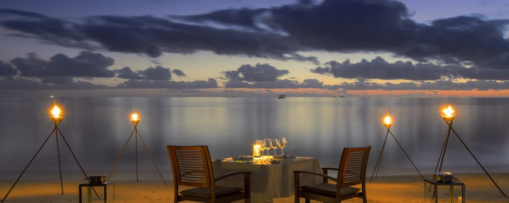 Unique Sandbank Pop Up Restaurant At Baros Maldives